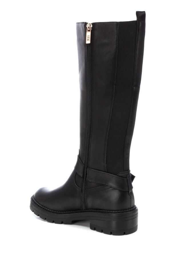 Springfield Biker dress boot with buckle  black