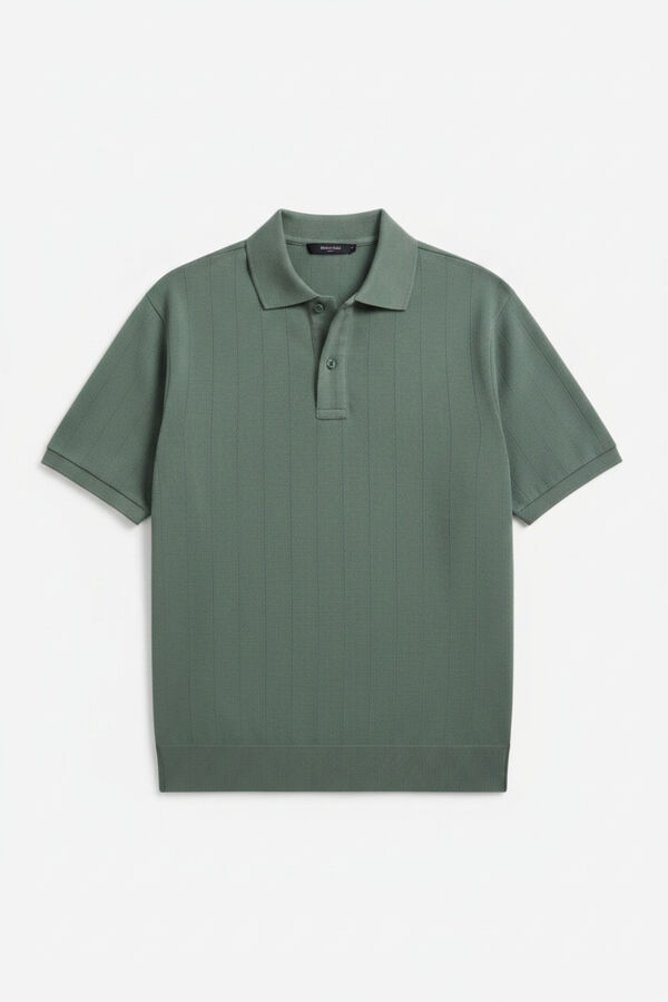 Springfield Polo em estrutura regular fit verde