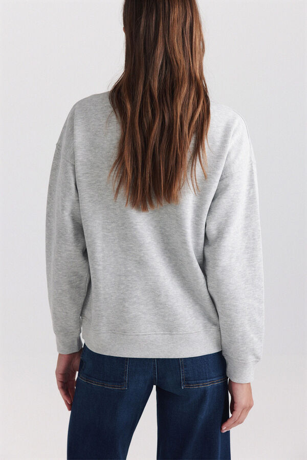 Springfield Sweatshirt "united kingdom" cinzento