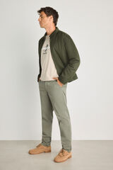 Jack & Jones Cal&ccedil;as chino regular cinzento