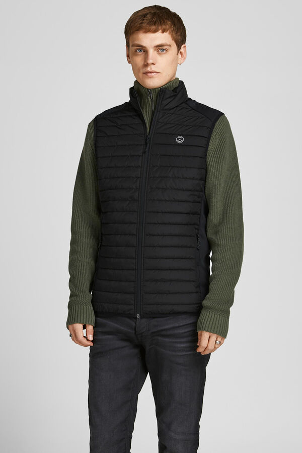 Jack & Jones Chaleco acolchado negro
