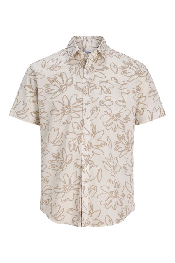 Jack & Jones Camisa regular fit estampada branco