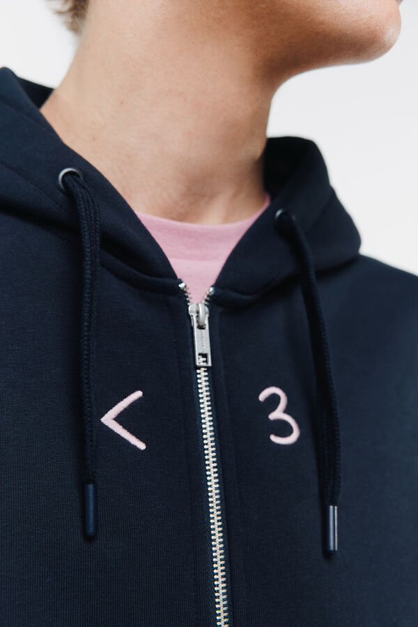 Springfield Sweatshirt Love Yourself azul