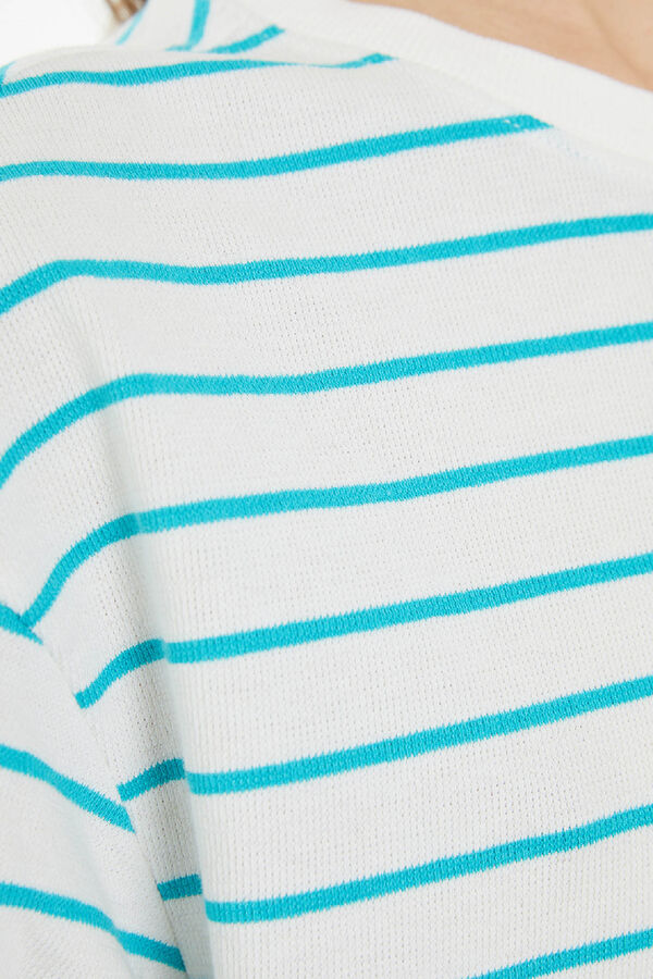 System Action Sweatshirt gola redonda azul