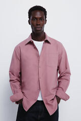 Springfield Camisa Oxford colorida rosa