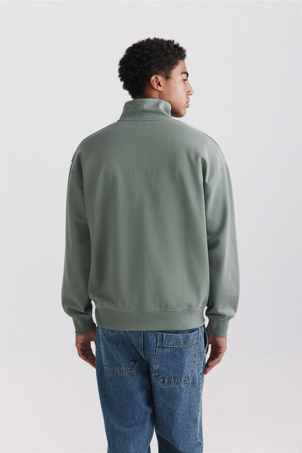Springfield Sweatshirt gola camionista verde
