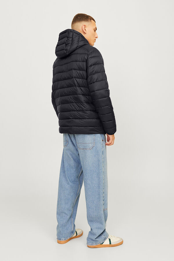 Jack & Jones Chaqueta acolchada capucha negro
