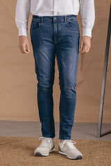 Celopman Jeans fino e leve azul