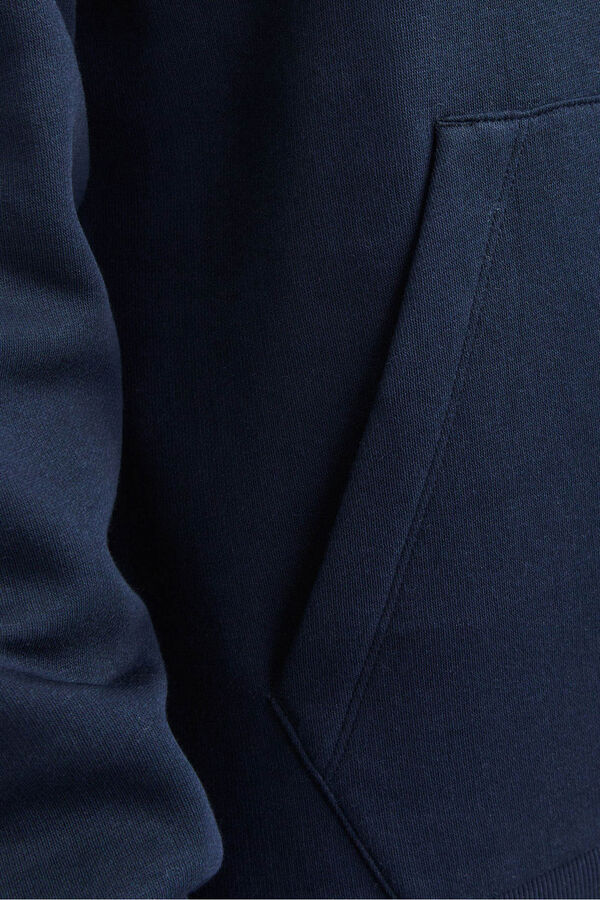 Jack & Jones Sweatshirt com logo frontal azul