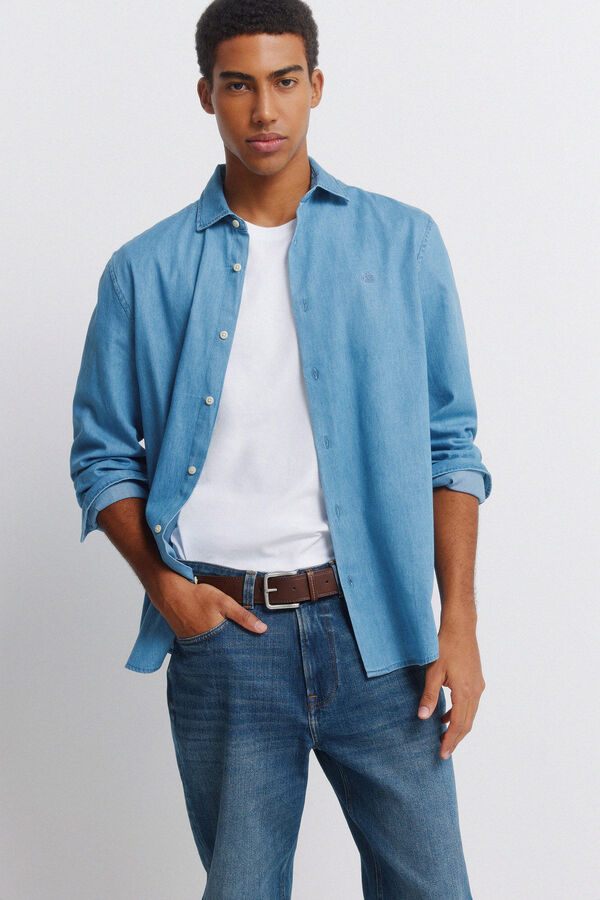 Springfield Jeans sobretingido regular fit azul