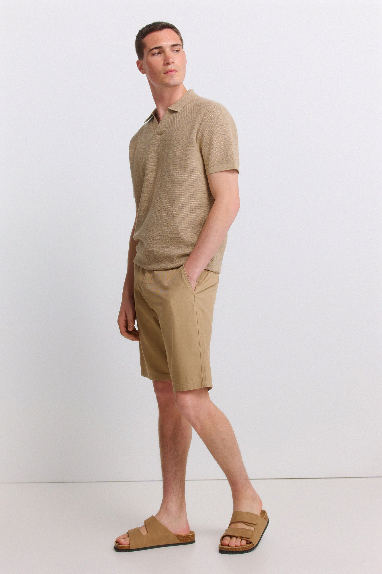 Springfield Bermuda t&eacute;cnica wide & relaxed fit