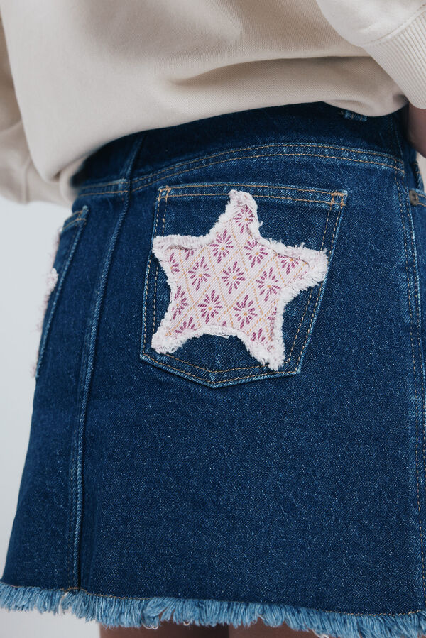 Springfield Kids Saia denim menina azul