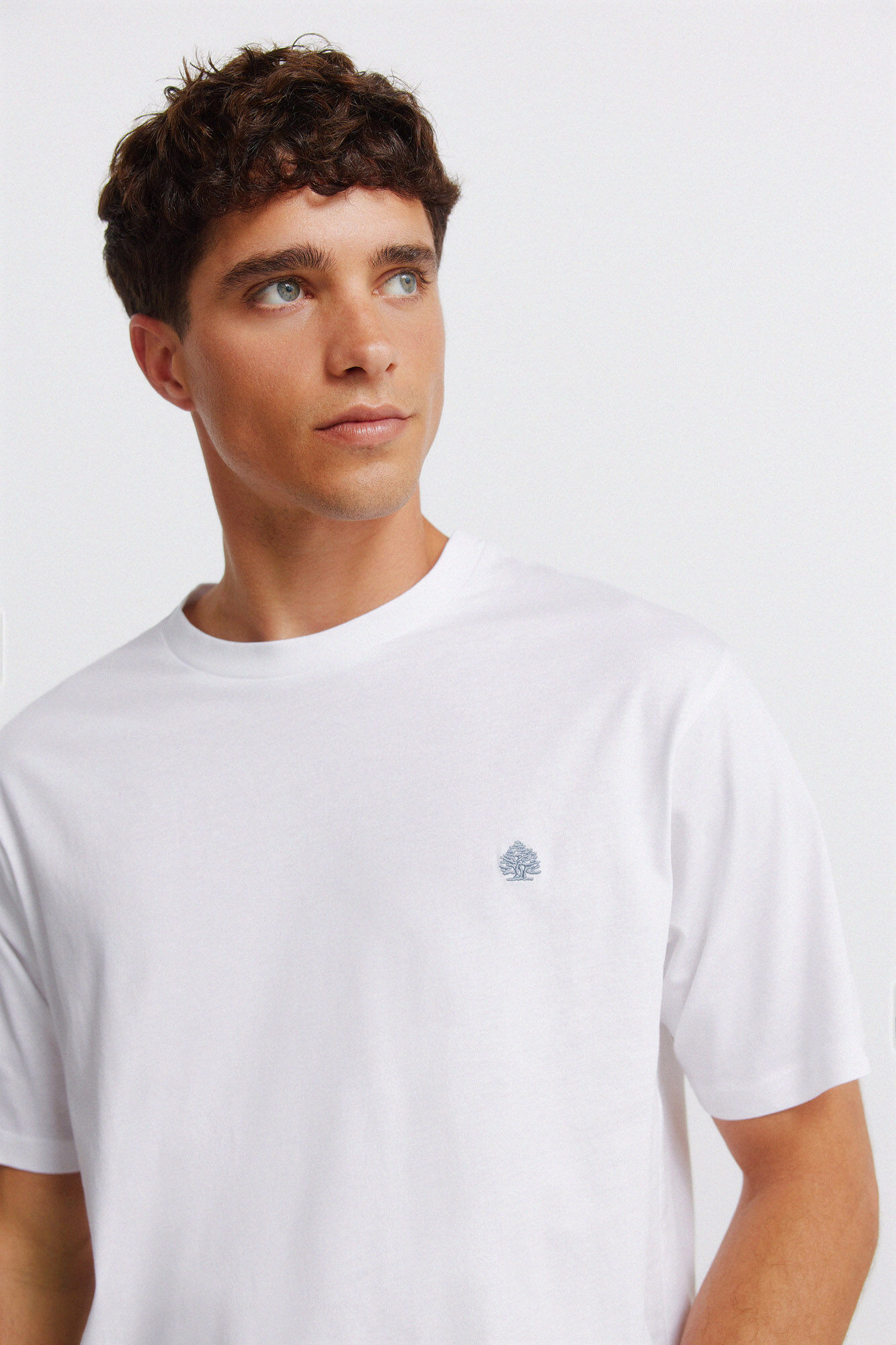 Springfield T-shirt b&aacute;sica com logo Springfield
