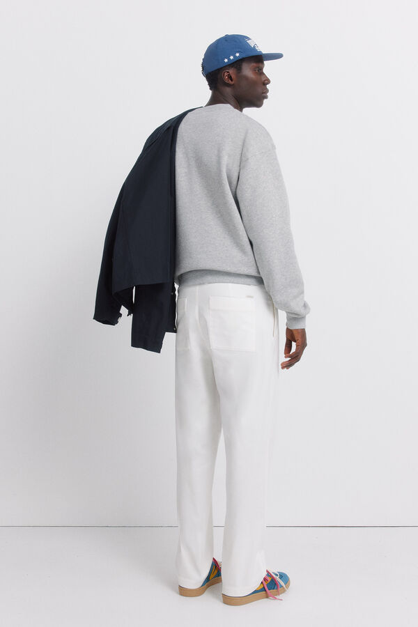 Springfield Pantal&oacute;n recto relaxed fit marfil