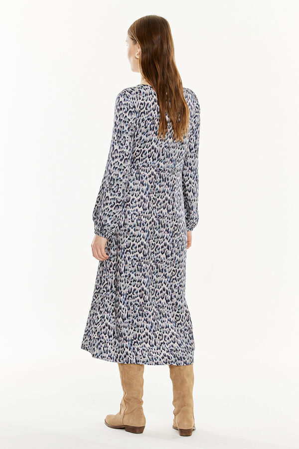 Systemaction Vestido com estampa animal estampado