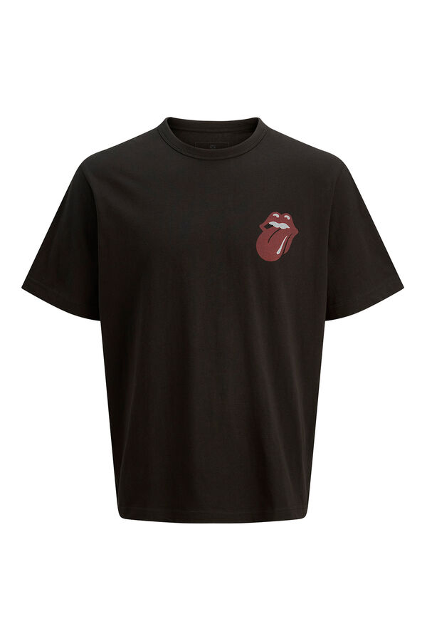 Jack & Jones T-shirt com estampa nas costas preto