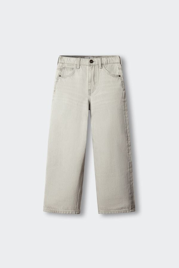 Springfield Kids Pantalon denim skater ni&ntilde;o gris