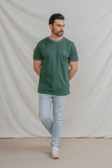 Celopman T-shirt b&aacute;sica verde