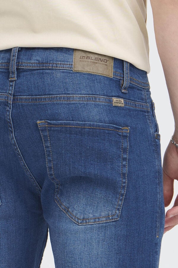Blend Cal&ccedil;a jeans slim azul