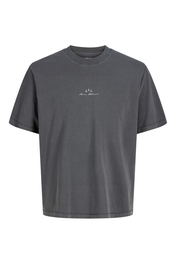 Jack & Jones T-shirt manga curta lavada preto