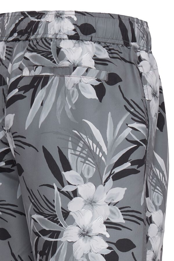 Blend PLUS Fato de banho estampado tamanho grande cinzento