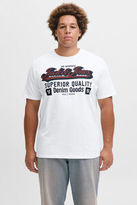 Jack & Jones PLUS T-shirt b&aacute;sica manga curta