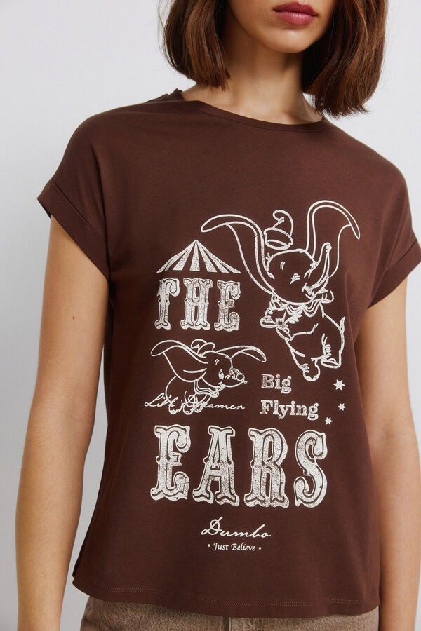 Springfield T-shirt de manga curta Disney castanho