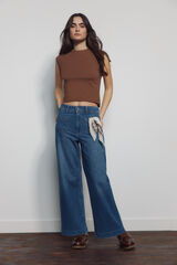 Springfield Jeans Sailor cropped azul