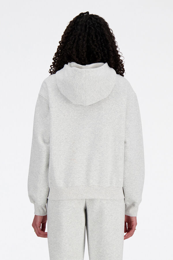 New Balance sweatshirt desportiva com capuz cinzento