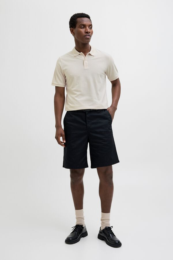Jack & Jones Polo regular fit em malha cinzento