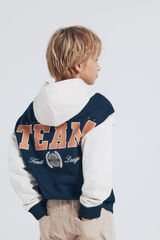 Springfield Kids Sweatshirt com capuz capuz azul