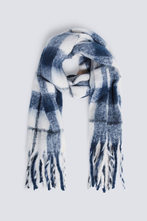 Springfield cachecol xadrez azul azul