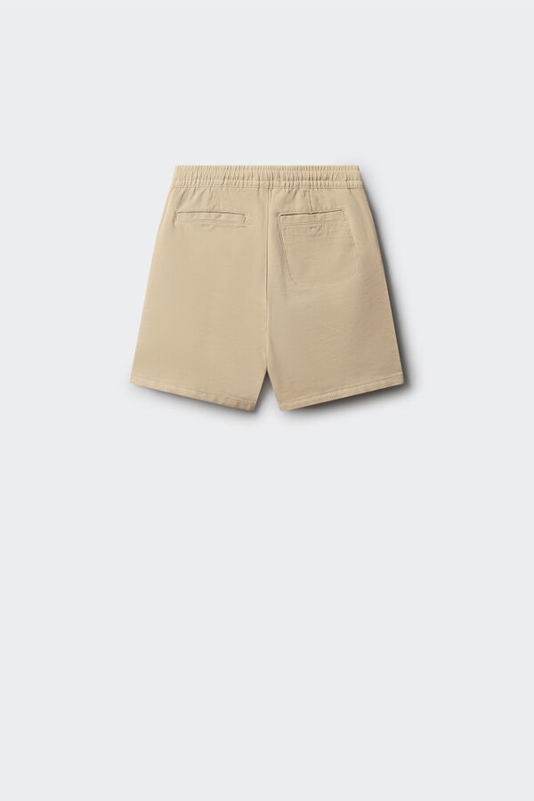 Springfield Kids Bermuda chino em malha para menino bege