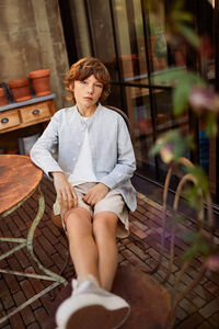 Springfield Kids Camisa riscas menino