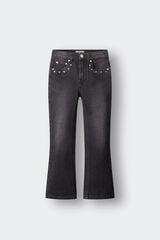 Springfield Kids Cal&ccedil;as jeans flare menina cinzento