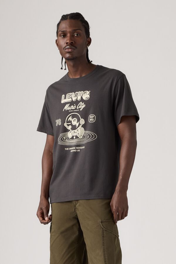 Levi's T-shirt de manga curta preto