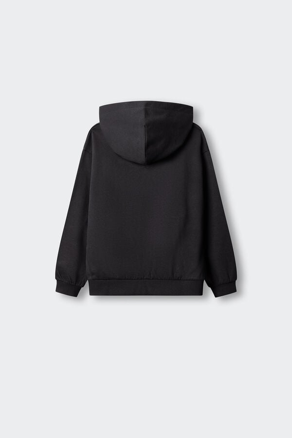 Springfield Kids Sudadera basica abierta ni&ntilde;o negro