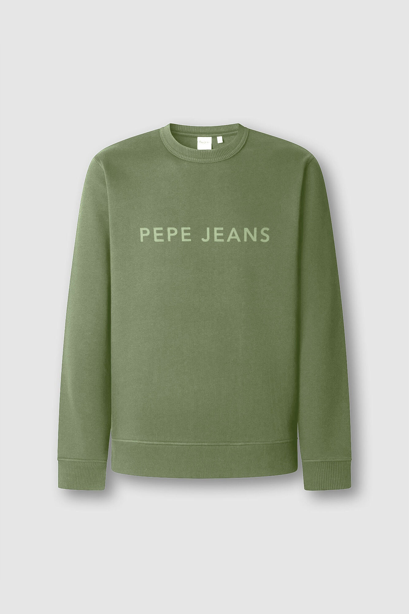 Pepe Jeans Sweatshirt com logo gola redonda