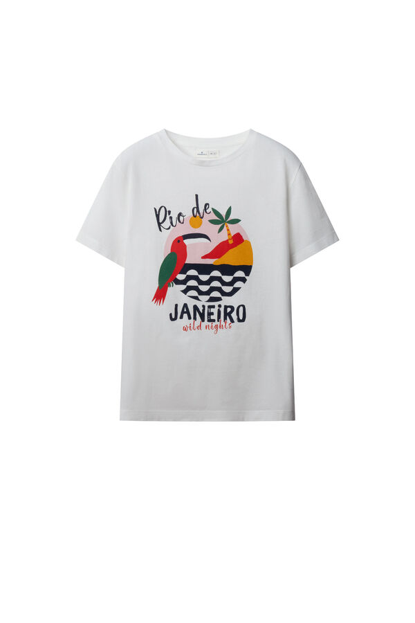 Springfield T-shirt "RIO DE JANEIRO" branco