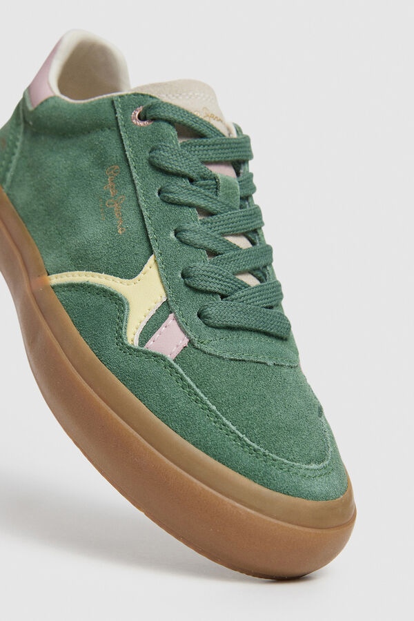 Springfield Travis Retro vulcanized sneaker  green