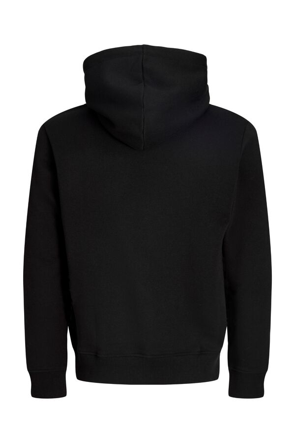 Jack & Jones Sudadera regular con capucha negro
