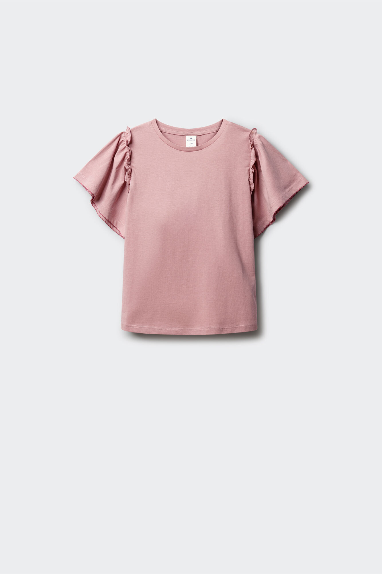 Springfield Kids T-shirt manga curta com folhos para menina