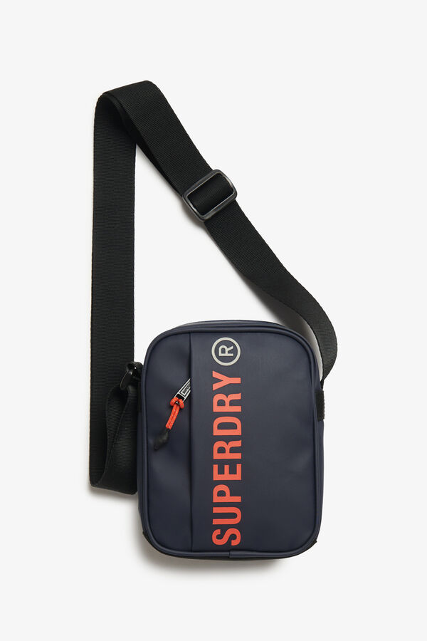 Superdry Bolsa de cintura de lona azul