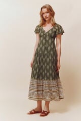 Springfield Vestido Formentera kaki