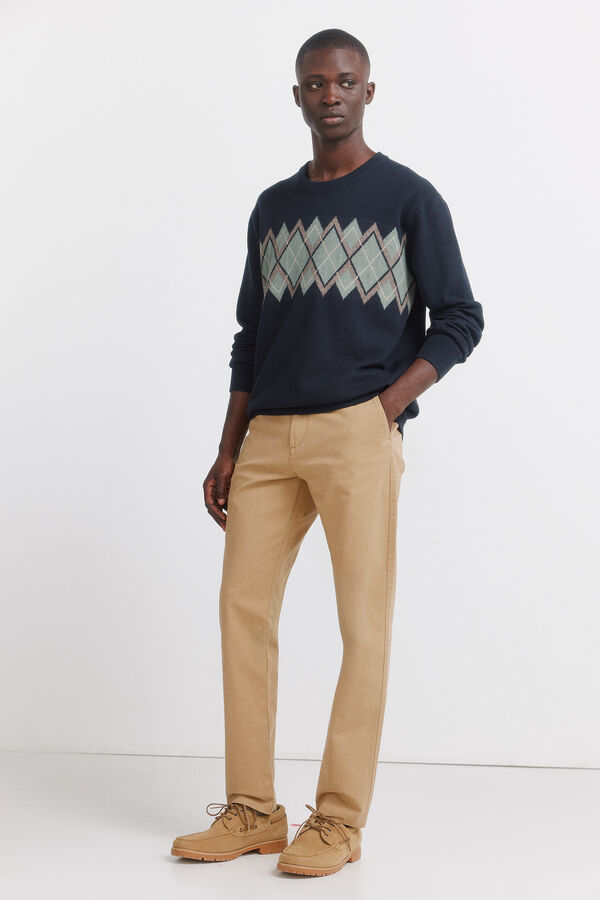 Springfield Cal&ccedil;as estrutura comfort fit castanho