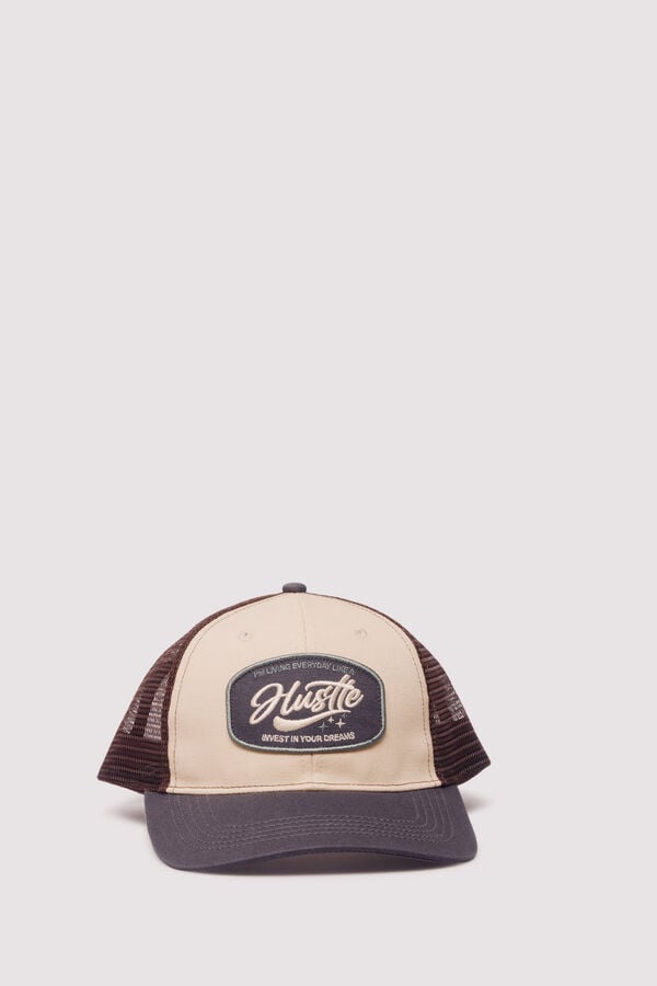 Springfield Boné Trucker com patch frontal cru