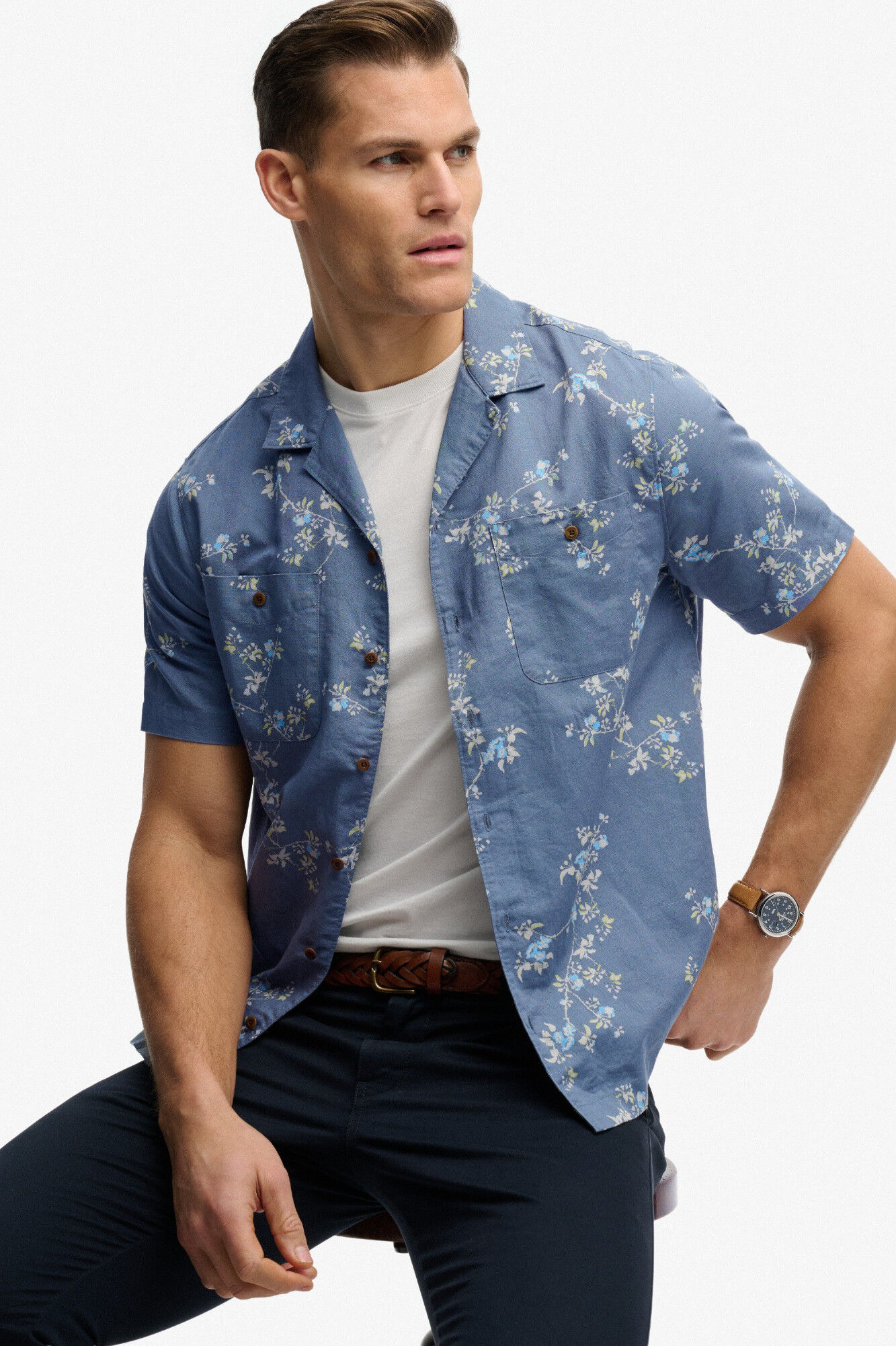 Superdry Camisa de manga curta estampada