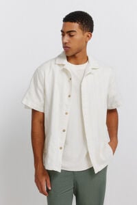 Springfield Camisa bowling manga corta jacquard