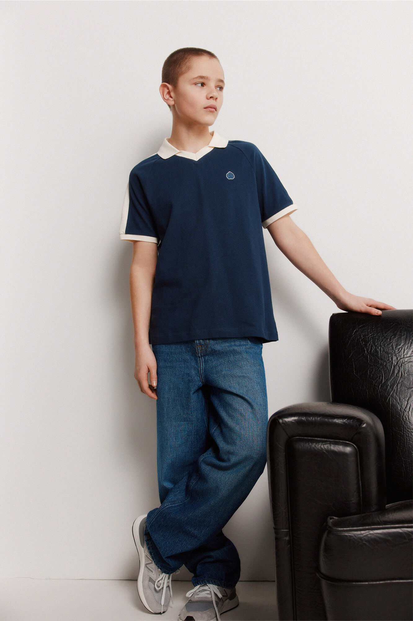 Springfield Kids Polo infantil de corte e costura