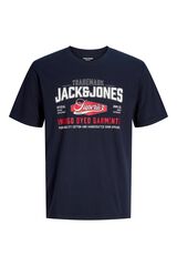 Jack & Jones PLUS T-shirt de manga curta estampada azul